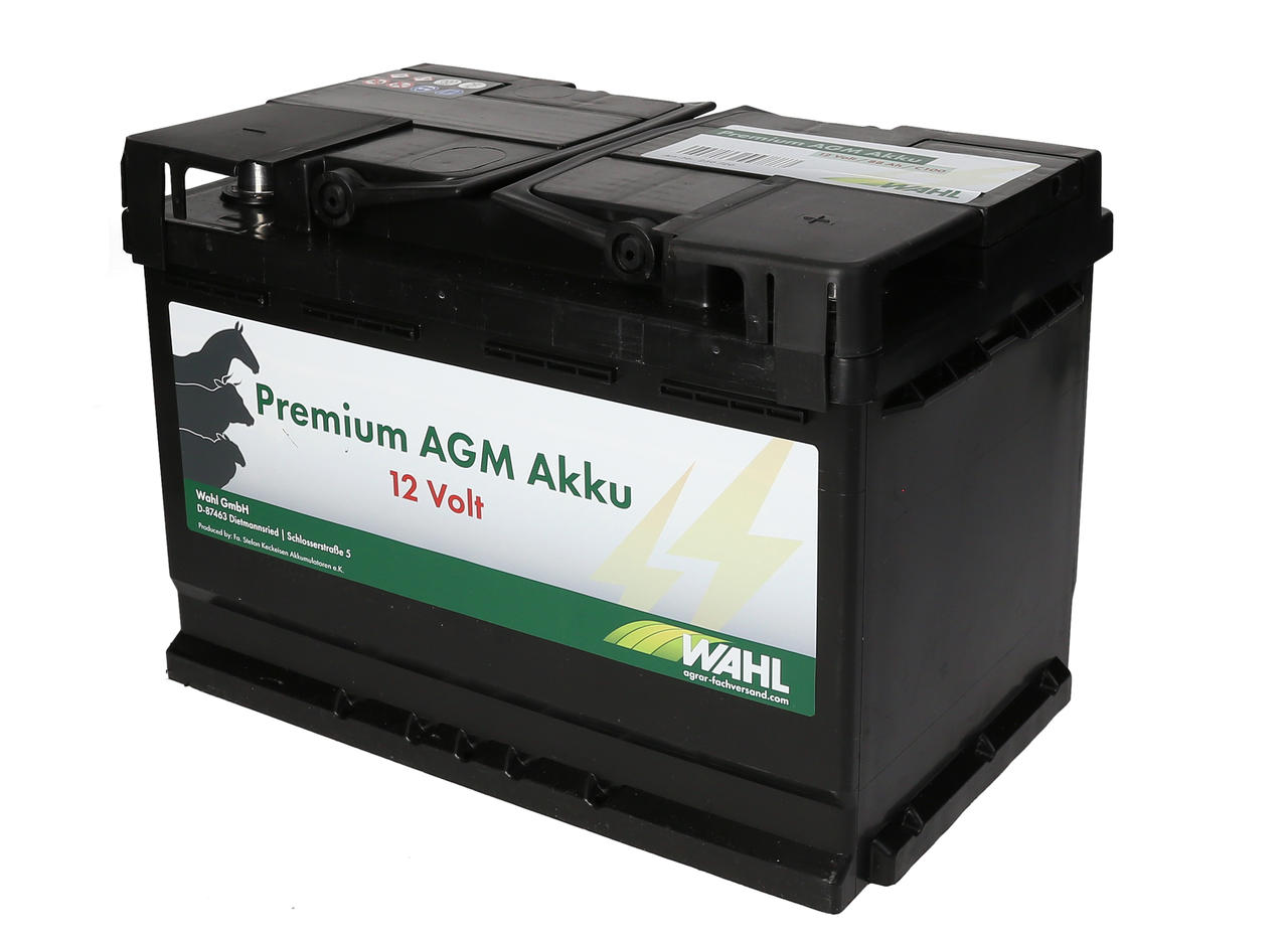 WAHL-FENCE 12 Volt Premium AGM Akku - 12 V, 88 Ah
