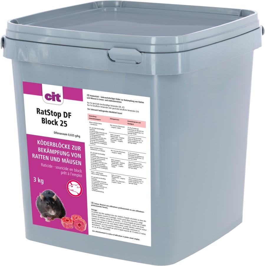 cit RatStop DF Block 25 - 3kg Eimer
