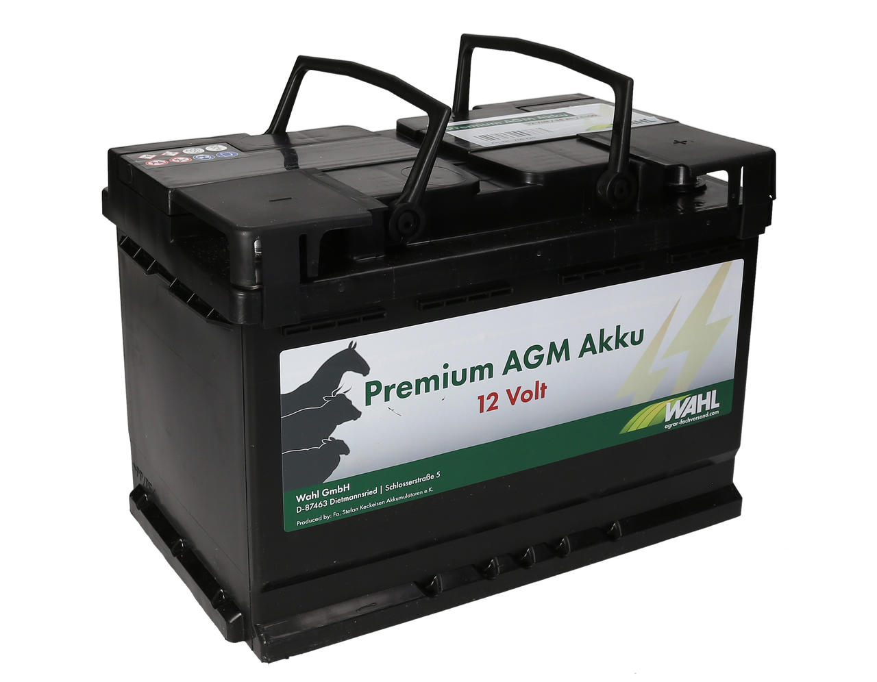 WAHL-FENCE 12 Volt Premium AGM Akku - 12 V, 88 Ah