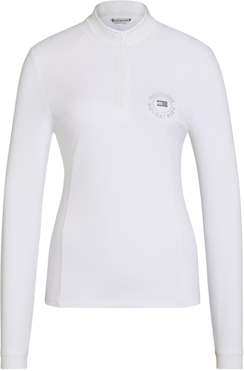 Tommy Hilfiger Taylor Strass Langarm Turniershirt