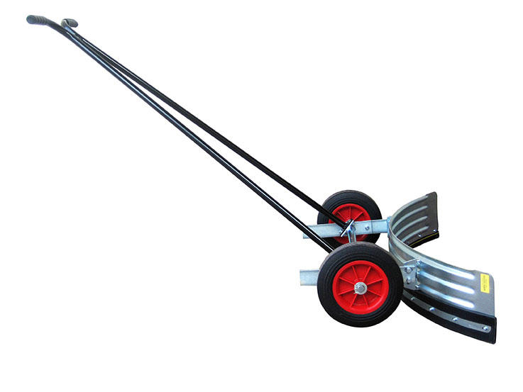 Halbrunde Krücke mit Fahrgestell 117 cm Halbrunde Krücke mit Fahrgestell 117 cm