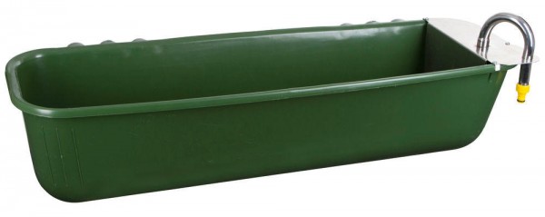 Kerbl Langfuttertrog mit Schwimmerventil 42 l
