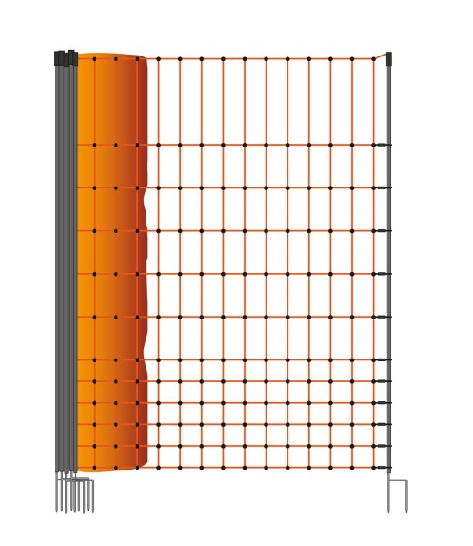 Kerbl Hühnerzaun 112cm x 50m, elektrifizierbar