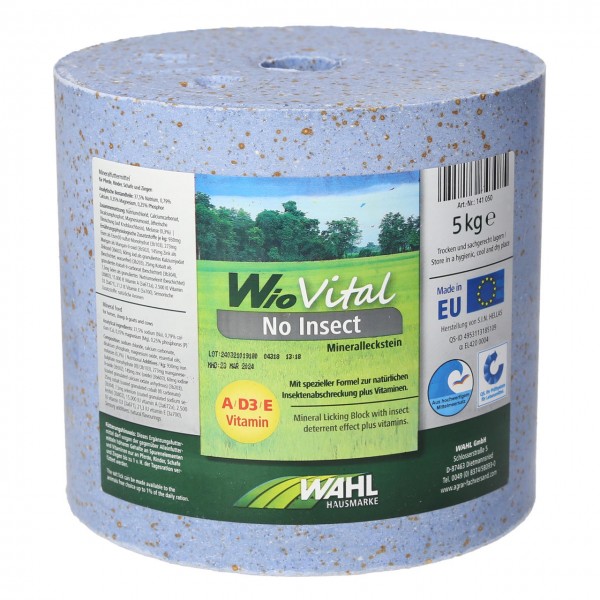 WAHL-Hausmarke WioVital No Insect 4x5 kg Leckstein SET