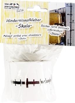 Hindernisaufkleber -Skala-