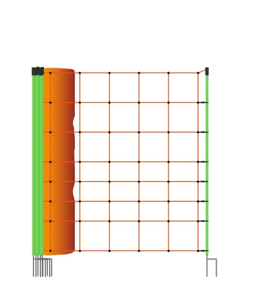 EURONETZ / Schafnetz, 90 cm hoch