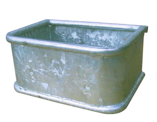 Rechtecktrog Metall 35 Liter