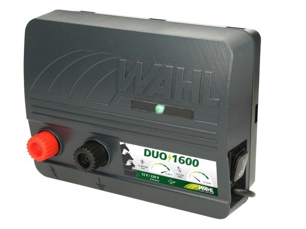 WAHL-Hausmarke DUO 1600 - 12 V / 230 V Weidezaungerät