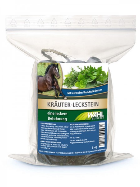 WAHL-Hausmarke Kräuter-Leckstein 1 kg